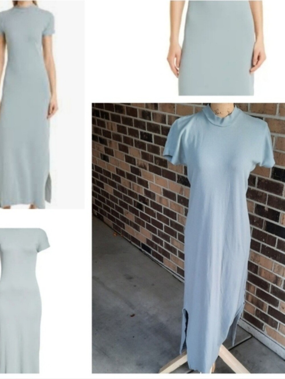 CLUB MONACO Mock Neck Tee Shirt DRESS